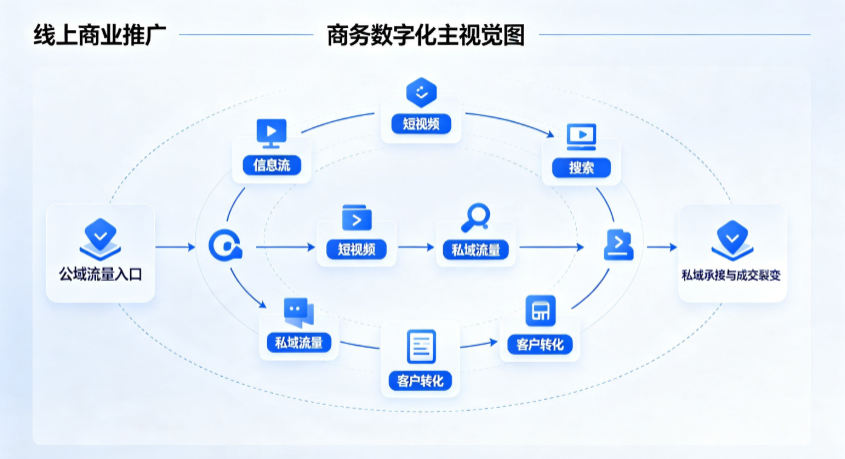 如东县线上商业推广怎么做？全域流量闭环搭建与低成本转化实战指南